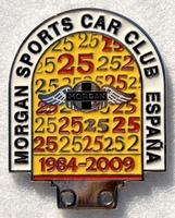 badge Morgan :MSCCE 2009 XXV ANIVERSARIO amarillo